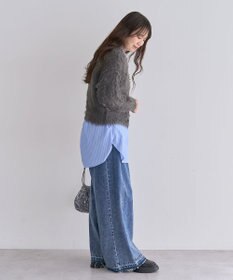 Green Parks ・Ｐｅｔｉｔ　Ｆｌｅｕｒ　シャギーニットカーディガン