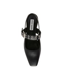 STEVE MADDEN BELIEVER スクエアスリングバックフラットパンプス