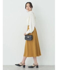 earth music&ecology すきな丈フレアスカート