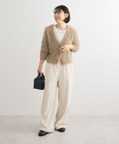 Green Parks ・Ｐｅｔｉｔ　Ｆｌｅｕｒ　シャギーニットカーディガン