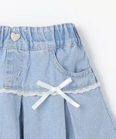 ANY KIDS 【洗濯機可能】プリーツ ミニスカパン