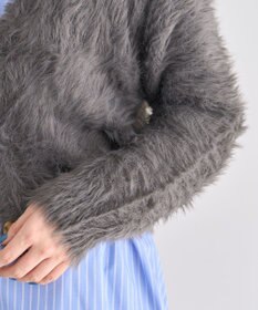 Green Parks ・Ｐｅｔｉｔ　Ｆｌｅｕｒ　シャギーニットカーディガン