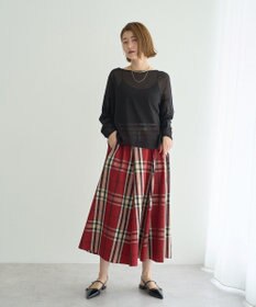 YECCA VECCA 【撥水】メモリーフレアスカート