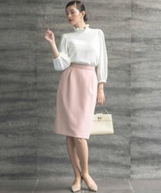 組曲 S 【KUMIKYOKU NAVY】コンフォータブルドレープ コクーンスカート