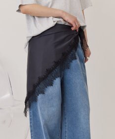 AMERICAN HOLIC サテンレース三角スカーフ