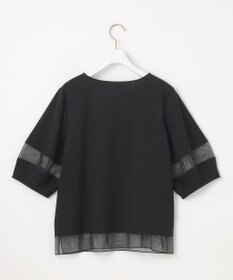 ANY SIS 【洗える】シアーコンビ プルオーバー