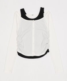 WEGO カーデドッキングレイヤードロンT