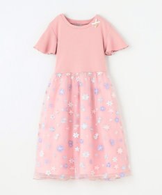 ANY KIDS 刺繍チュールワンピース