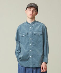 J.PRESS YORK STREET 【UNISEX】シャツコール バンドカラーシャツ