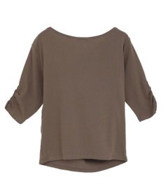 earth music&ecology ドレープデザインカットソー