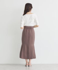 earth music&ecology ドレープデザインカットソー