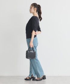 earth music&ecology ドレープデザインカットソー