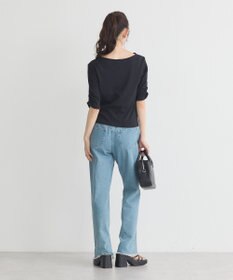 earth music&ecology ドレープデザインカットソー