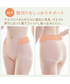 BRADELIS New York 【BRADELIS NewYork peace】綿混楽々dailyソフトショーツ23 接触冷感 吸汗速乾 サラッと快適な補正ショーツ