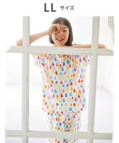 tsumori chisato SLEEP ツモリチサト パジャマ 綿100%(本体) 天竺素材 3分袖 半袖 8分丈 レディース UDT123 /ワコール