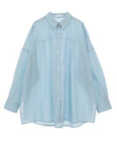 Green Parks 綿麻混レギュラーカラーＢＩＧシルエットシャツ