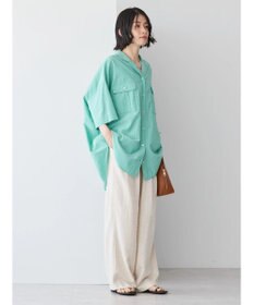 AMERICAN HOLIC 接触冷感＋ＵＶカットＷポケットＢＩＧシャツチュニック