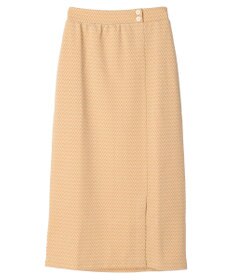 earth music&ecology シェブロン柄タイトスカート