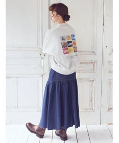 earth music&ecology Ｌｅｅ×ｅ．ｍ．ａ．ｅ．デニムフリルスカート