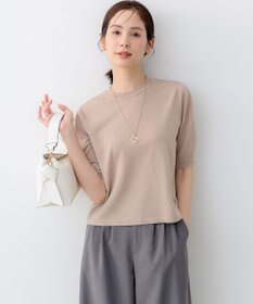 組曲 【先行予約】シアー ニット５分袖 プルオーバー