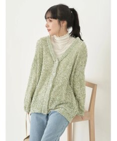 earth music&ecology ぽこぽこヤーンカーディガン