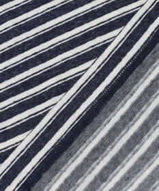 JOSEPH ABBOUD 【リネン素材/清涼感/吸水速乾】リネン天竺ボーダー Ｔシャツ