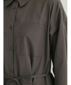 Green Parks ミドル丈シャツワンピースII