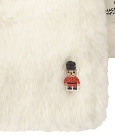 MOONBAT MACKINTOSH PHILOSOPHY バッキンガムベア付きフェイクファーマフラー