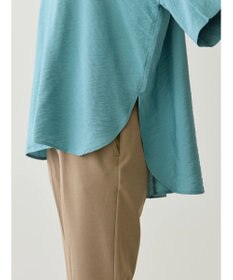 AMERICAN HOLIC 接触冷感スキッパーバックギャザーブラウス