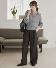 WEGO 【ANGIE VINTAGE】MIXメッシュポロニット
