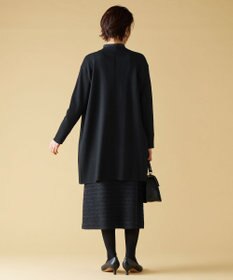 自由区 【洗える】ウールニットコンビジャージー ライトアウター