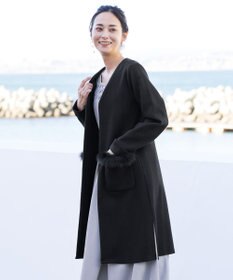 Tiaclasse 【2WAY】さらっと羽織れるFOXファーコート