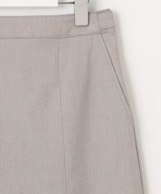J.PRESS LADIES 【セットアップ対応・洗える・撥水・防汚】コットンFITTYシャーク スカート