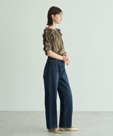 YECCA VECCA UVカットフリルスリーブカットソー