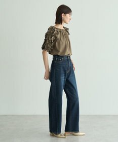 YECCA VECCA UVカットフリルスリーブカットソー