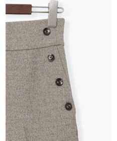 Te chichi ツイードワイドパンツ（セットアップ可）