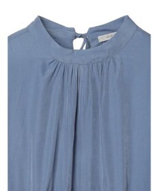 CRAFT STANDARD BOUTIQUE 後リボン切替ギャザーチュニックブラウス