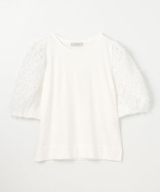 ANY L シルケットスムースジャガードスリーブプルオーバー