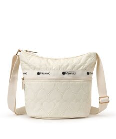 LeSportsac MINI BUCKET SHOULDER BAG/エクリュハートデボス
