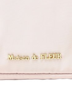 Maison de FLEUR リボンチャーム付きマルチポケットトートバッグ