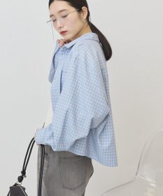 AMERICAN HOLIC ミニチェックショート丈シャツ