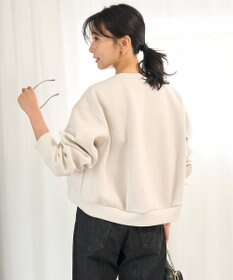 UNFILO L 【野呂佳代さん着用】BEAUTY FORM JERSEY スナップカーディガン