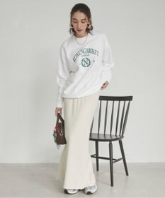 WEGO 【ANGIE VINTAGE】カレッジロゴスウェット