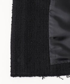 NAVE 【Nave】ストライプツィード クロップドジャケット