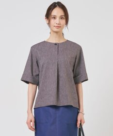 J.PRESS LADIES S リネンバイオシャンブレー ブラウス