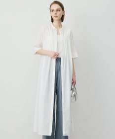 ICB 【先行予約】リネンスラブローン シャツワンピース