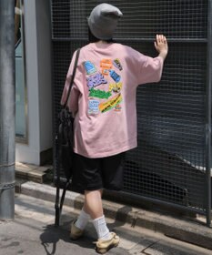 WEGO 【ユニセックス着用ITEM/SMLサイズ展開】別注BENDAVISクールタッチグラフィックT（SS）