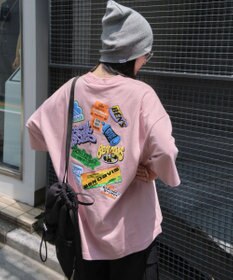 WEGO 【ユニセックス着用ITEM/SMLサイズ展開】別注BENDAVISクールタッチグラフィックT（SS）