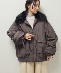 Green Parks ・ｓｗｉｎｇ　ｂｙ　ティペット付ミリタリーブルゾン