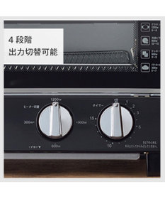 YAMATO テーブル＆キッチン 【TWINBIRD】オーブントースター  ブラック  TS-4019B